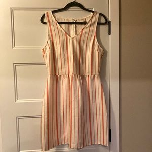 Everly Vintage Red Striped Dress